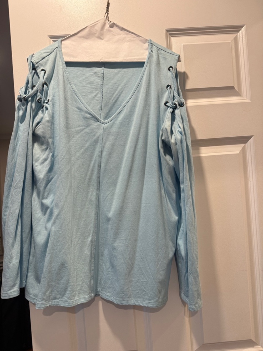 Lace Shoulder Top